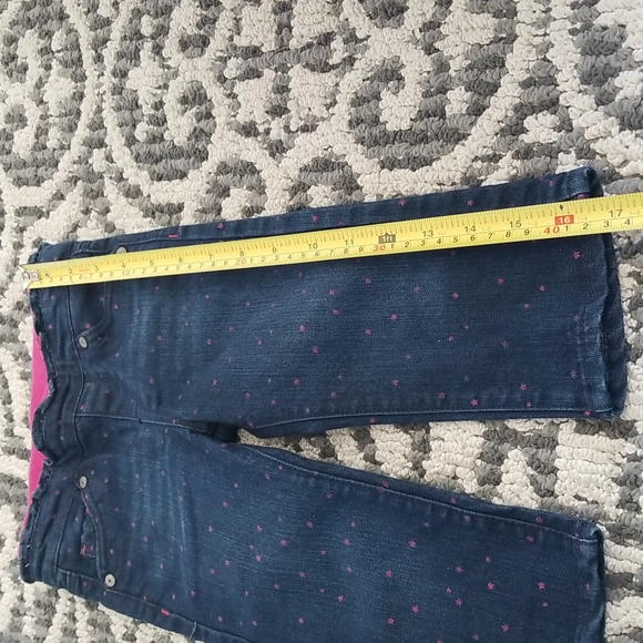 (18M) Levi's Slim Straight Star Print Jeans Denim Rodeo Cowgirl Preppy - Picture 5 of 8